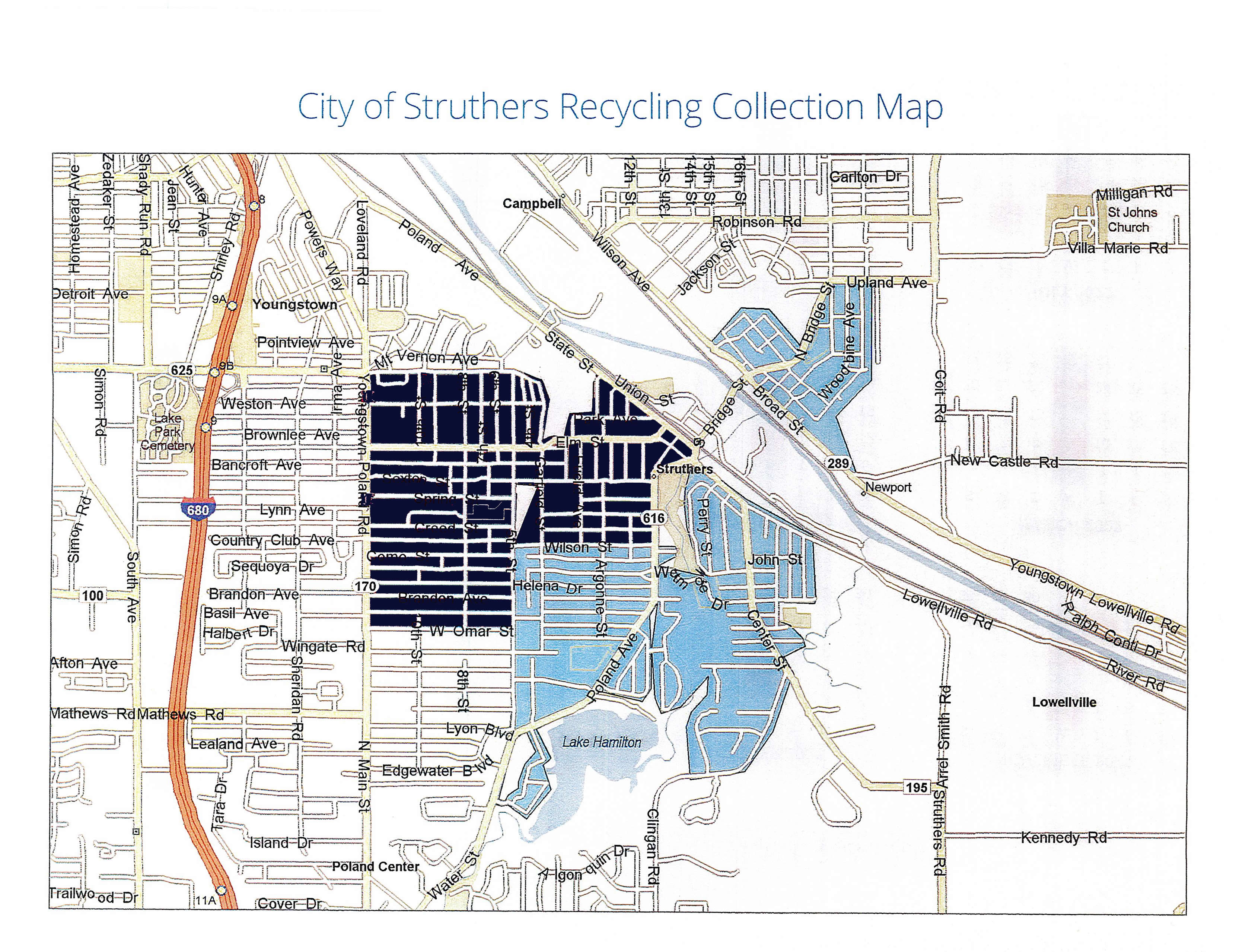 Republic Recycling Collection Map